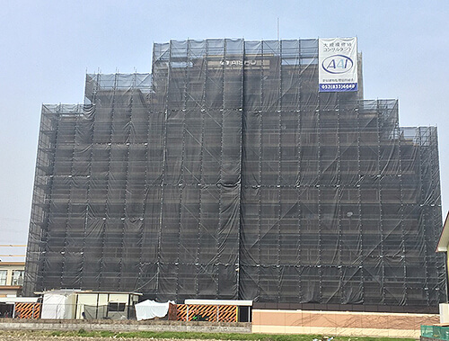 シャトレ愛松甚目寺 大規模修繕工事中