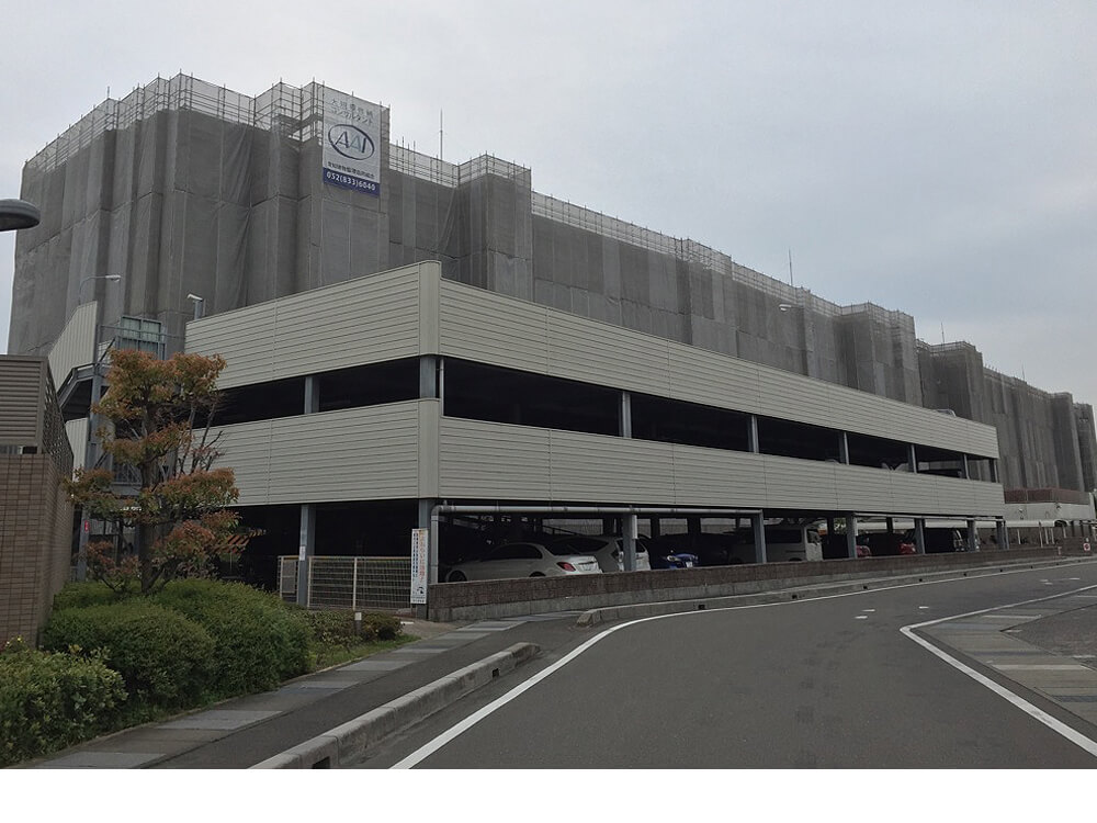 ライオンズガーデン稲沢 大規模修繕工事中