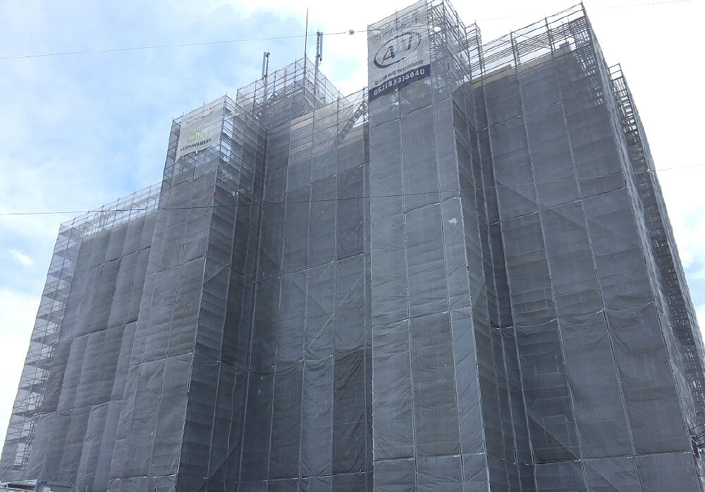 シャトレ愛松霞ヶ浦 大規模修繕工事中