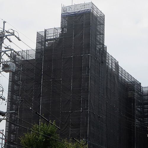 ユニーブル瑞穂 大規模修繕工事中