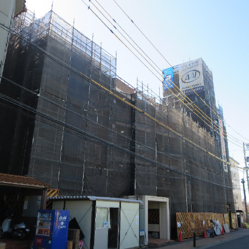 三旺マンション第6植田 大規模修繕工事中