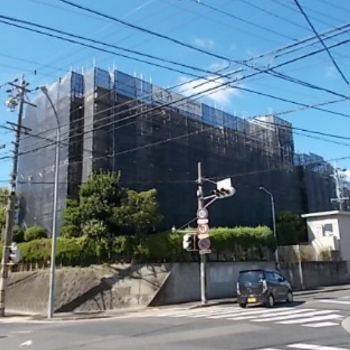 本地ヶ原住宅7棟～13棟 大規模修繕工事中