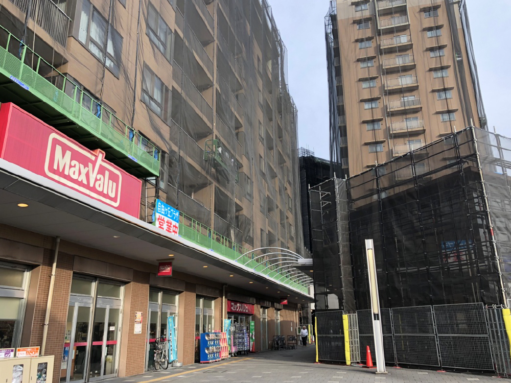 シティコーポ自由ヶ丘 大規模修繕工事中