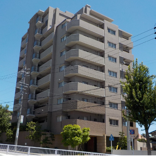 メイツ清水ヶ岡 大規模修繕工事の着工前