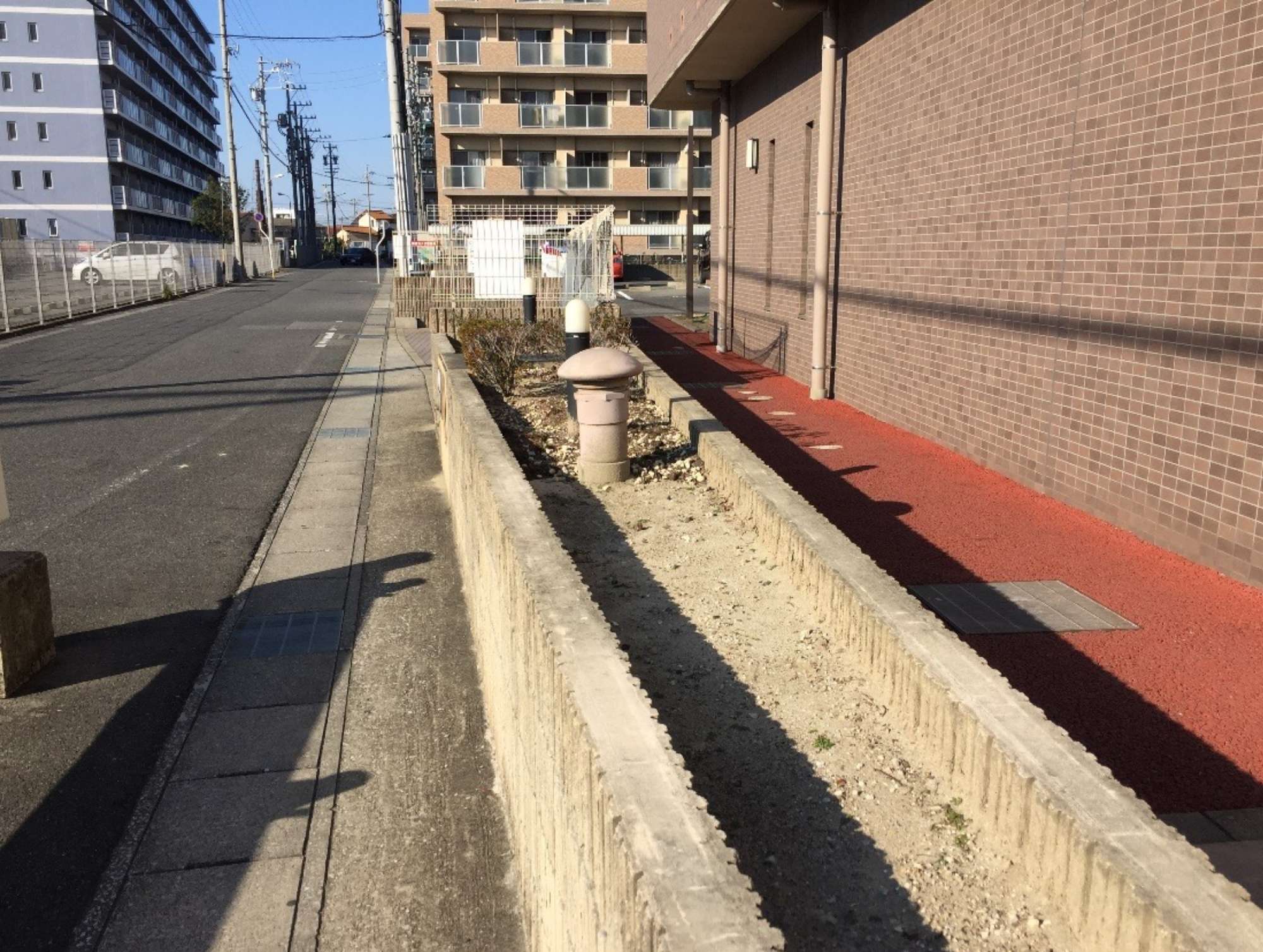 Vigoaisho常滑 イメージアップ工事前（工事概要：植栽帯）工事前