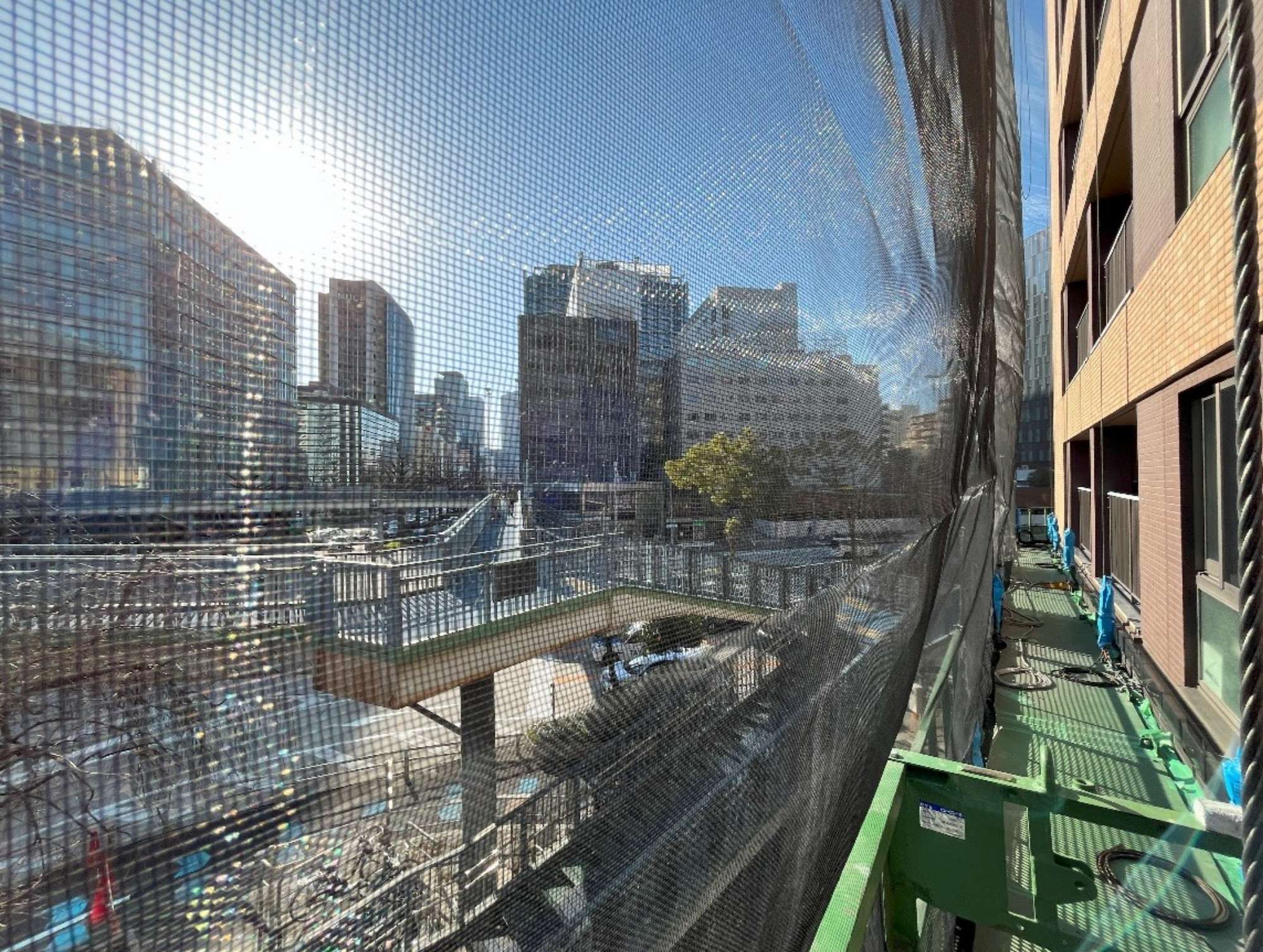 アップルパレス丸の内大規模修繕工事の工事中