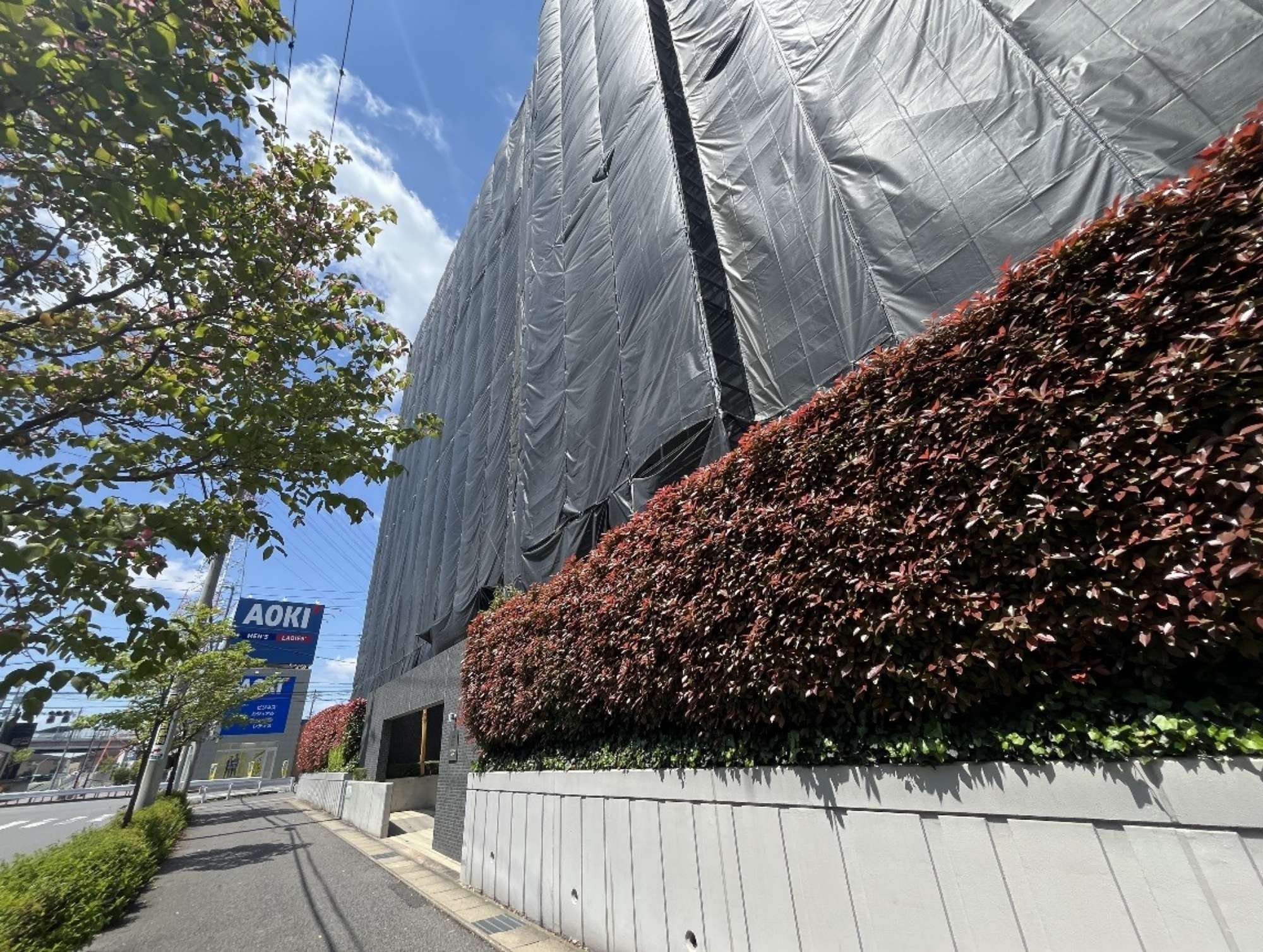 メゾンヴェール大高南大規模修繕工事の工事中